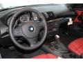 2013 BMW 1 Series Coral Red Interior Dashboard Photo