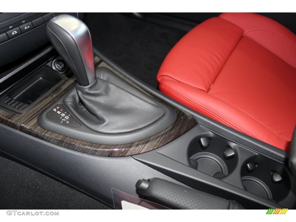 2013 1 Series 128i Convertible - Jet Black / Coral Red photo #27