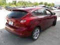 2013 Ruby Red Ford Focus Titanium Hatchback  photo #4