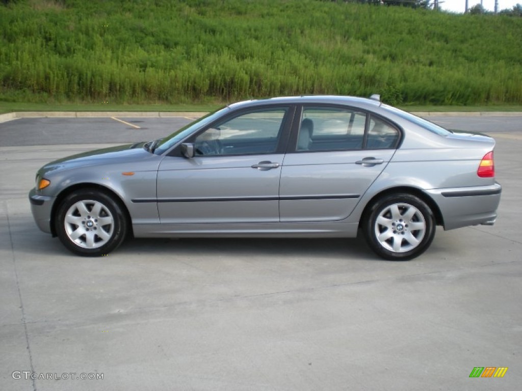 2004 3 Series 325xi Sedan - Steel Blue Metallic / Grey photo #5