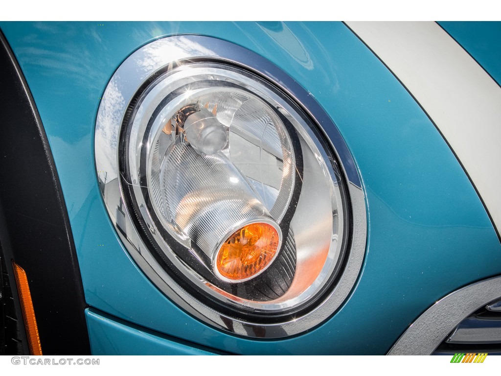 2009 Cooper Hardtop - Oxygen Blue / Black/Grey photo #27