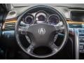 2005 Acura RL Ebony Interior Steering Wheel Photo