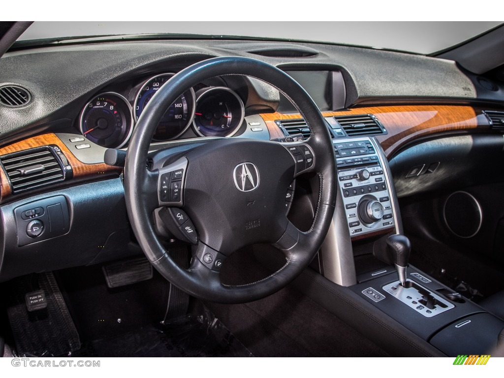 2005 Acura RL 3.5 AWD Sedan Ebony Dashboard Photo #83413054