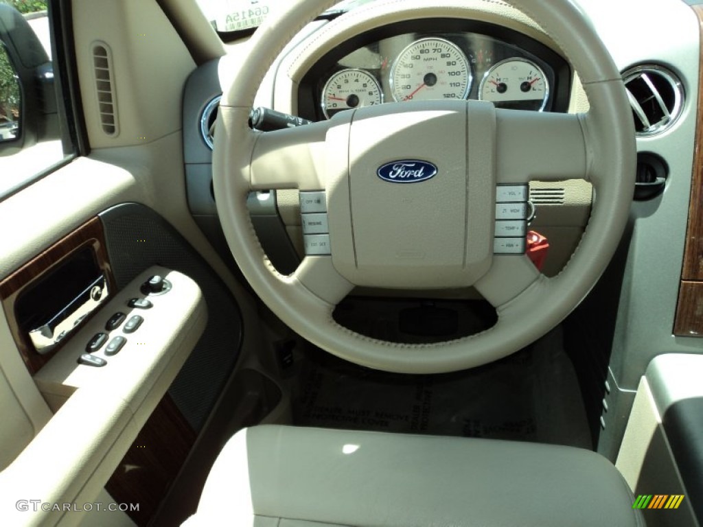 2004 F150 Lariat SuperCrew - Arizona Beige Metallic / Tan photo #24