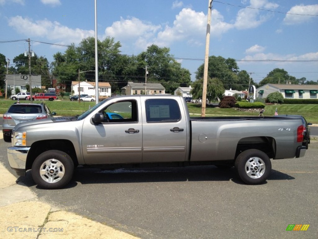 Graystone Metallic 2013 Chevrolet Silverado 2500HD LT Crew Cab 4x4 Exterior Photo #83414865