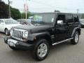 Black 2010 Jeep Wrangler Unlimited Sahara 4x4 Exterior
