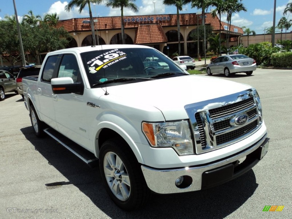 2011 F150 Lariat SuperCrew - Oxford White / Black photo #1