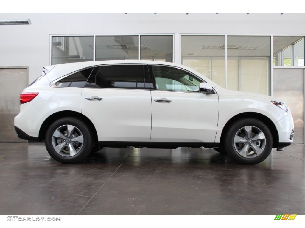 White Diamond Pearl 2014 Acura MDX Standard MDX Model Exterior Photo #83416717