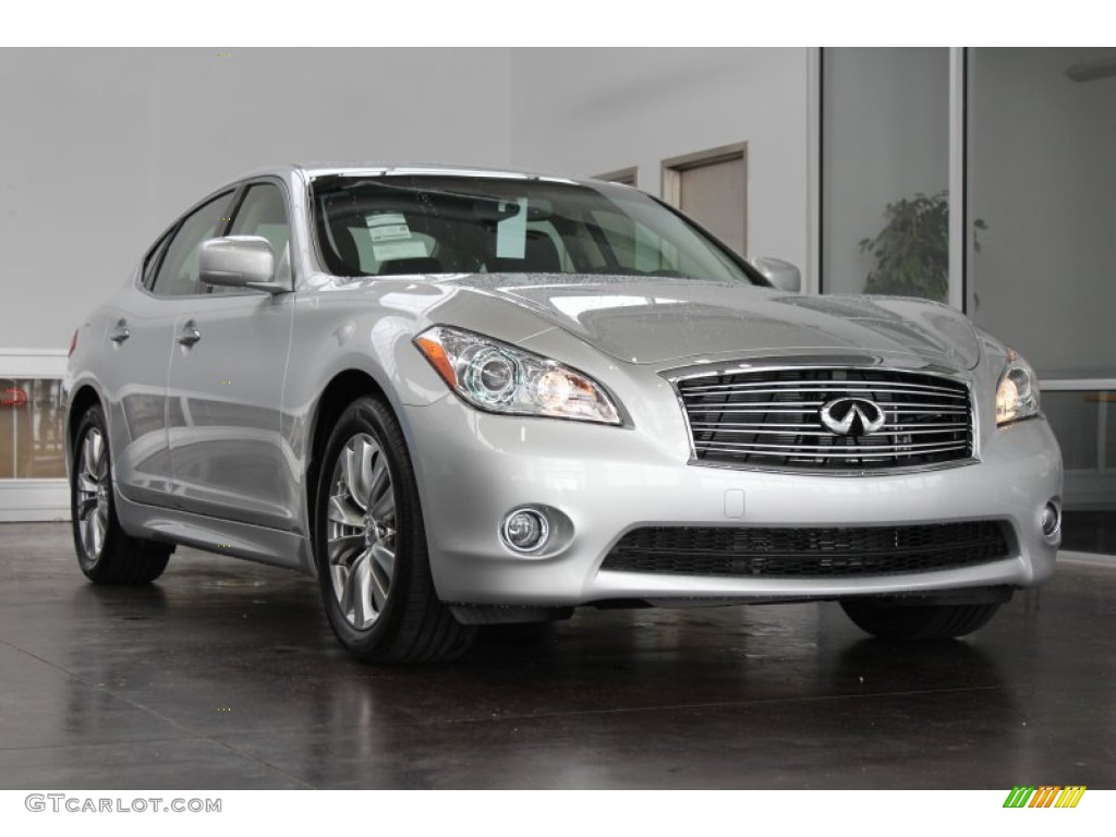 Liquid Platinum 2013 Infiniti M 37 Sedan Exterior Photo #83418396