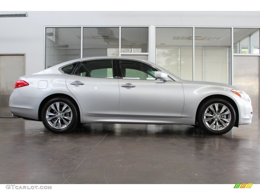 Liquid Platinum 2013 Infiniti M 37 Sedan Exterior Photo #83418508