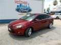 Ruby Red - Focus Titanium Sedan Photo No. 1