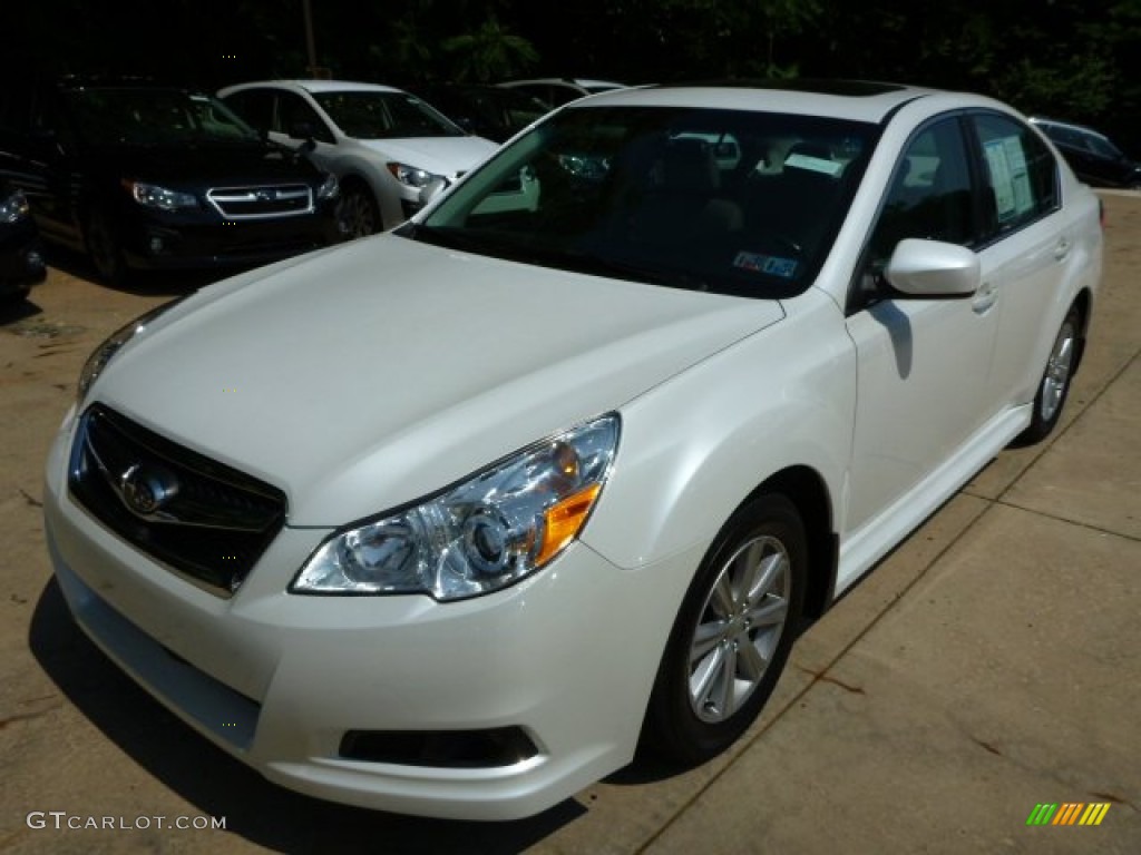 Satin White Pearl 2011 Subaru Legacy 2.5i Premium Exterior Photo #83420455