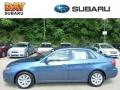 2009 Newport Blue Pearl Subaru Impreza 2.5i Sedan  photo #1