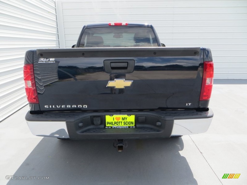 2008 Silverado 1500 LT Regular Cab - Dark Blue Metallic / Dark Titanium photo #5