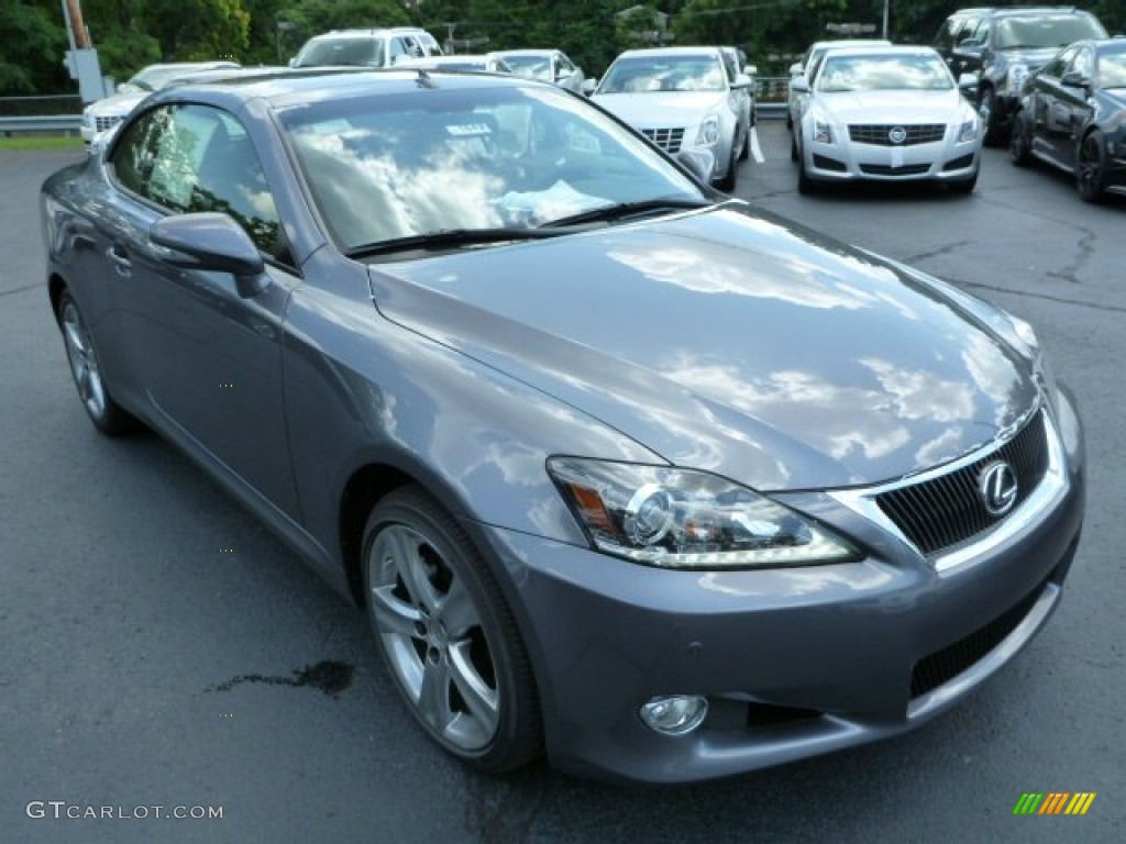 Nebula Gray Pearl 2013 Lexus IS 250 C Convertible Exterior Photo #83421661