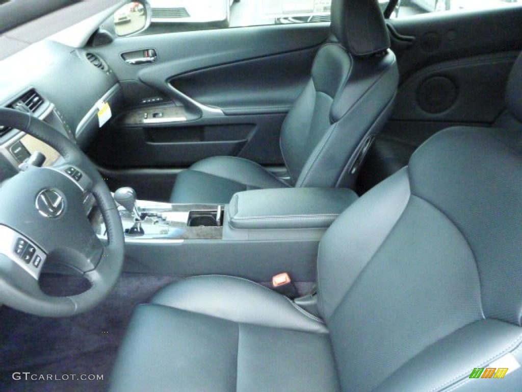 Black Interior 2013 Lexus IS 250 C Convertible Photo #83421742