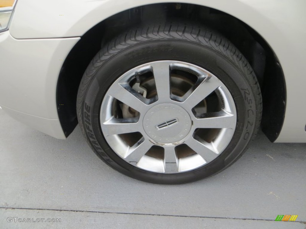 2008 MKZ Sedan - Silver Birch Metallic / Dark Charcoal photo #10