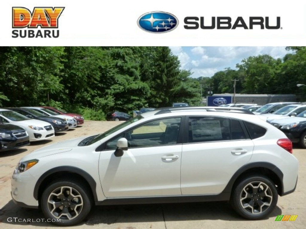 Satin White Pearl Subaru XV Crosstrek