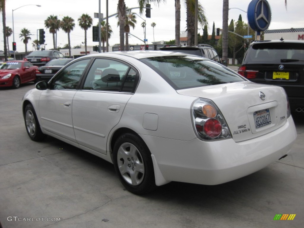 2003 Altima 2.5 S - Cloud White / Charcoal photo #3