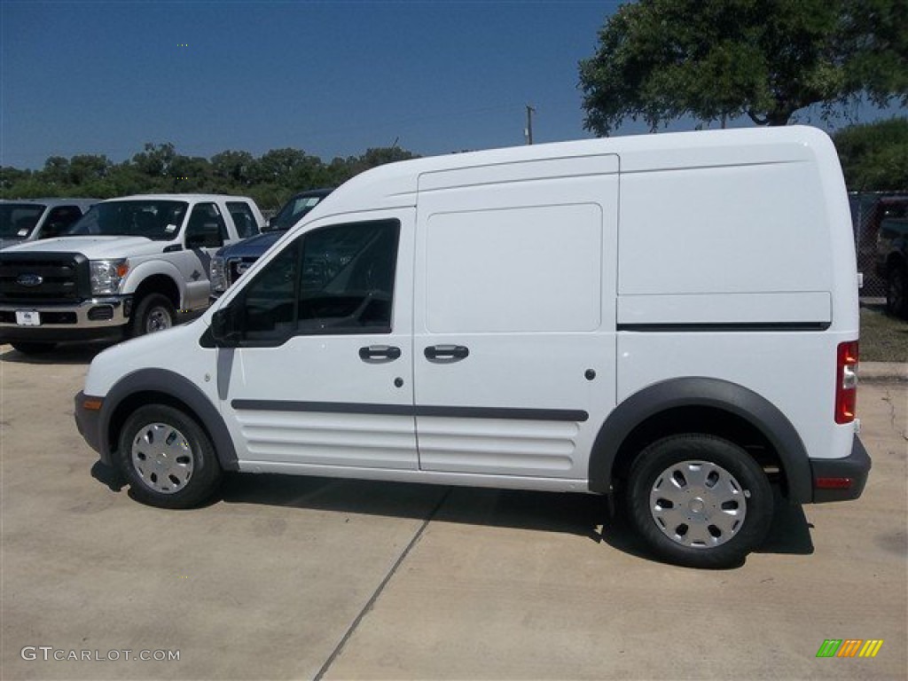 Frozen White 2013 Ford Transit Connect XL Van Exterior Photo #83423446