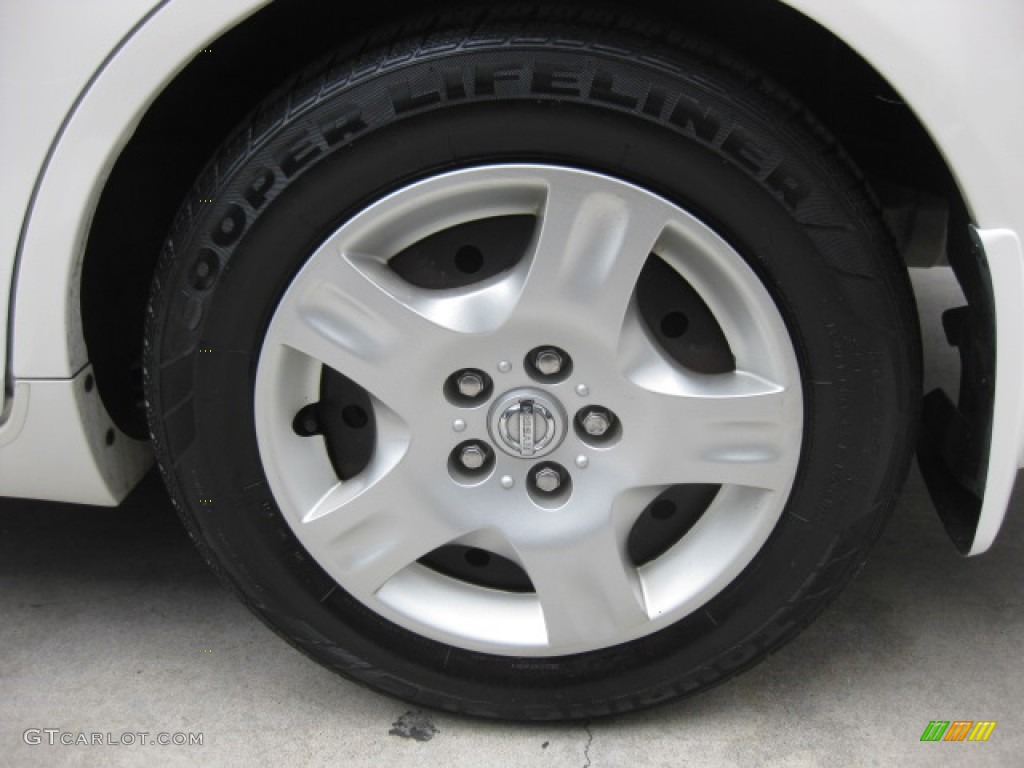 2003 Altima 2.5 S - Cloud White / Charcoal photo #23