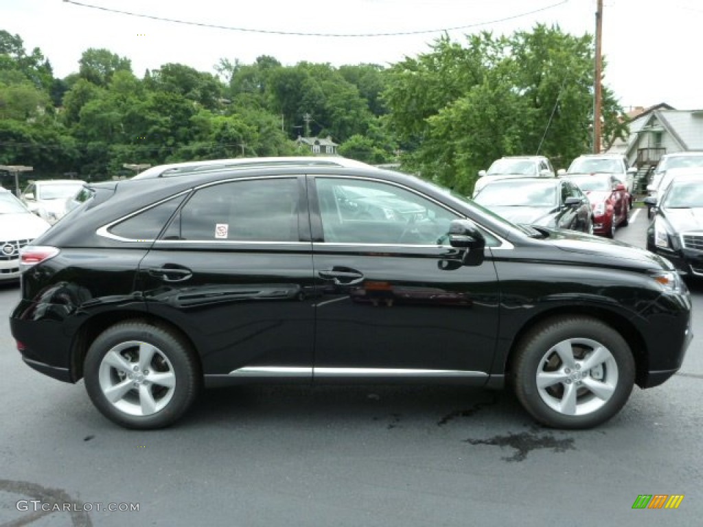 2013 RX 350 AWD - Obsidian Black / Black/Ebony Birds Eye Maple photo #5