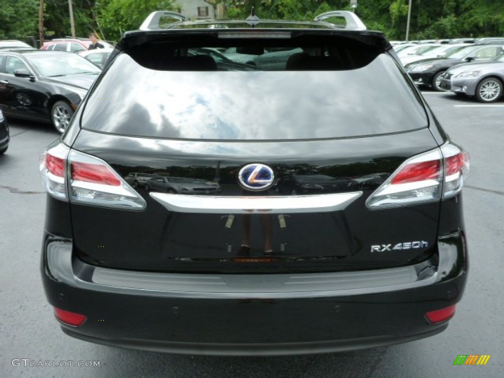 2013 RX 450h AWD - Obsidian Black / Saddle Tan/Espresso Birds Eye Maple photo #3