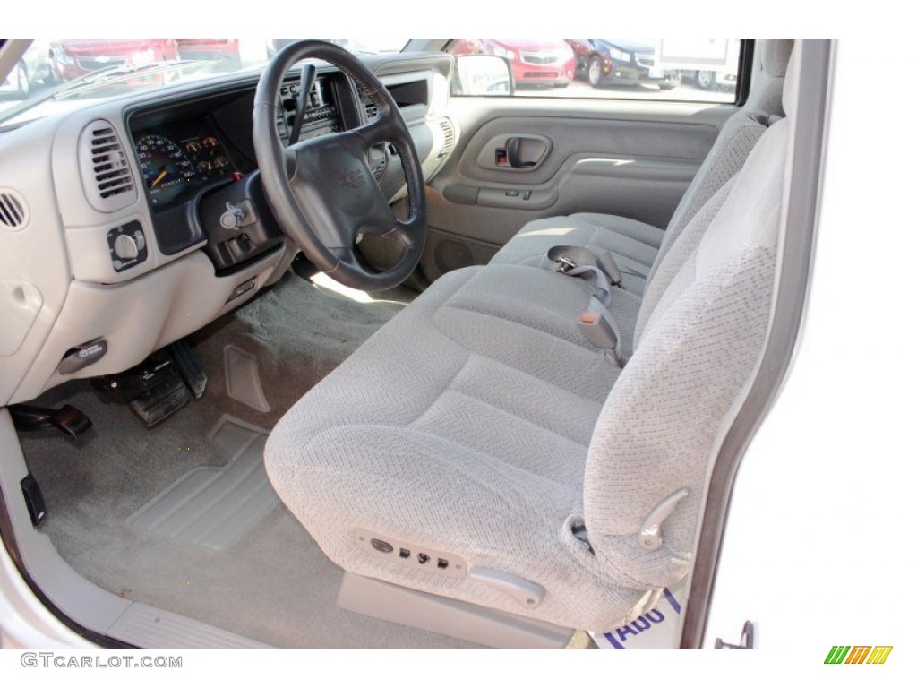 2000 Sierra 3500 SLE Extended Cab Dually - Summit White / Gray photo #21