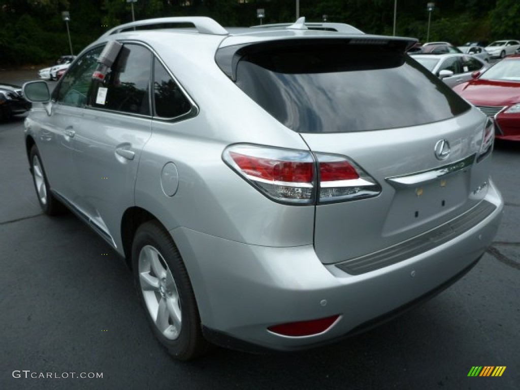 2013 RX 350 AWD - Silver Lining Metallic / Black/Ebony Birds Eye Maple photo #2