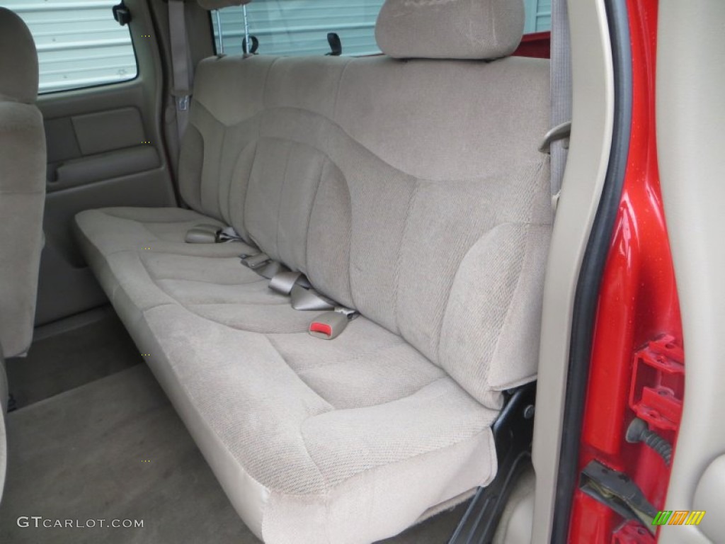 2001 GMC Sierra 1500 SLE Extended Cab Rear Seat Photo #83427718