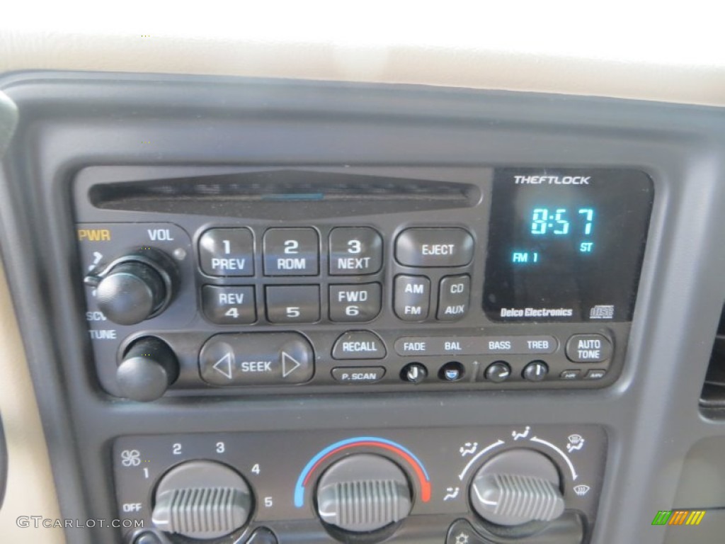 2001 GMC Sierra 1500 SLE Extended Cab Audio System Photos