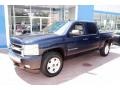 2008 Dark Blue Metallic Chevrolet Silverado 1500 LT Crew Cab 4x4  photo #3