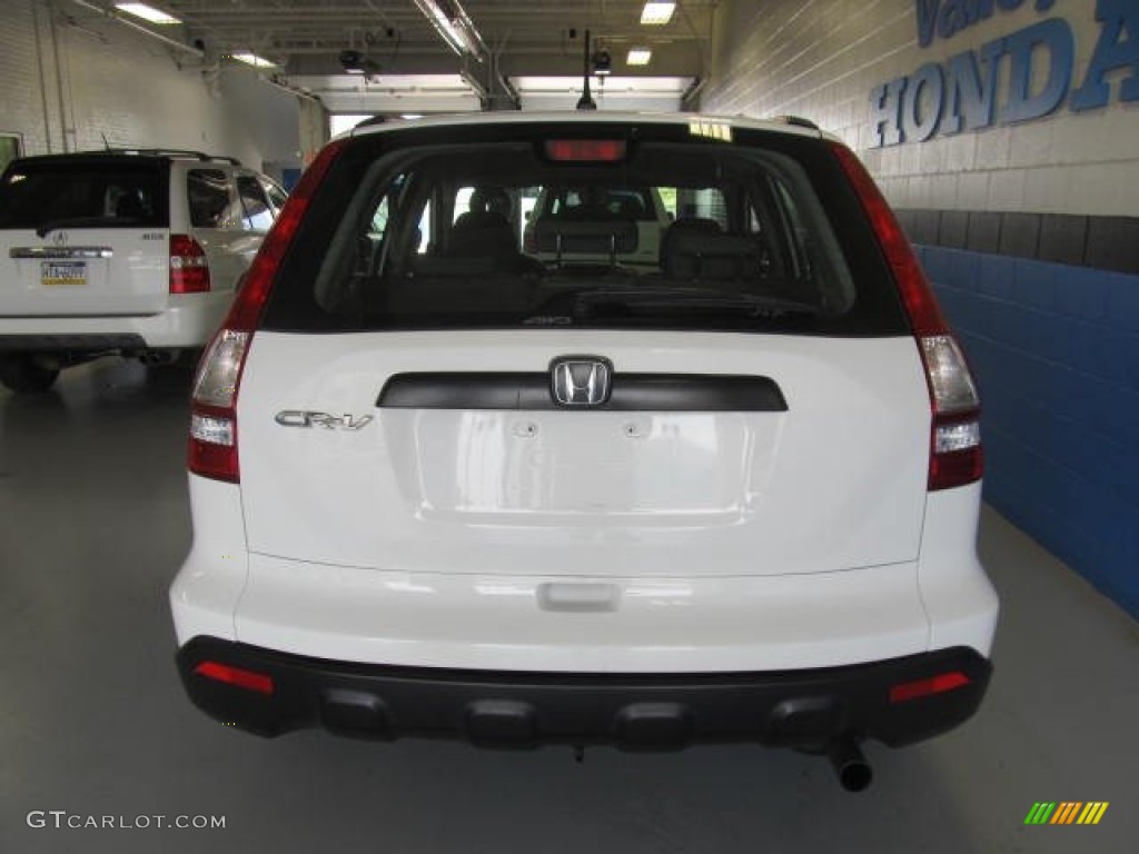 2009 CR-V LX 4WD - Taffeta White / Gray photo #5