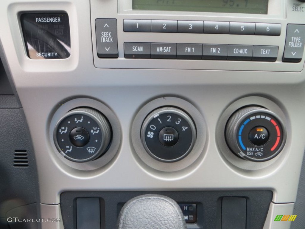 2012 Toyota Matrix S Controls Photo #83429833
