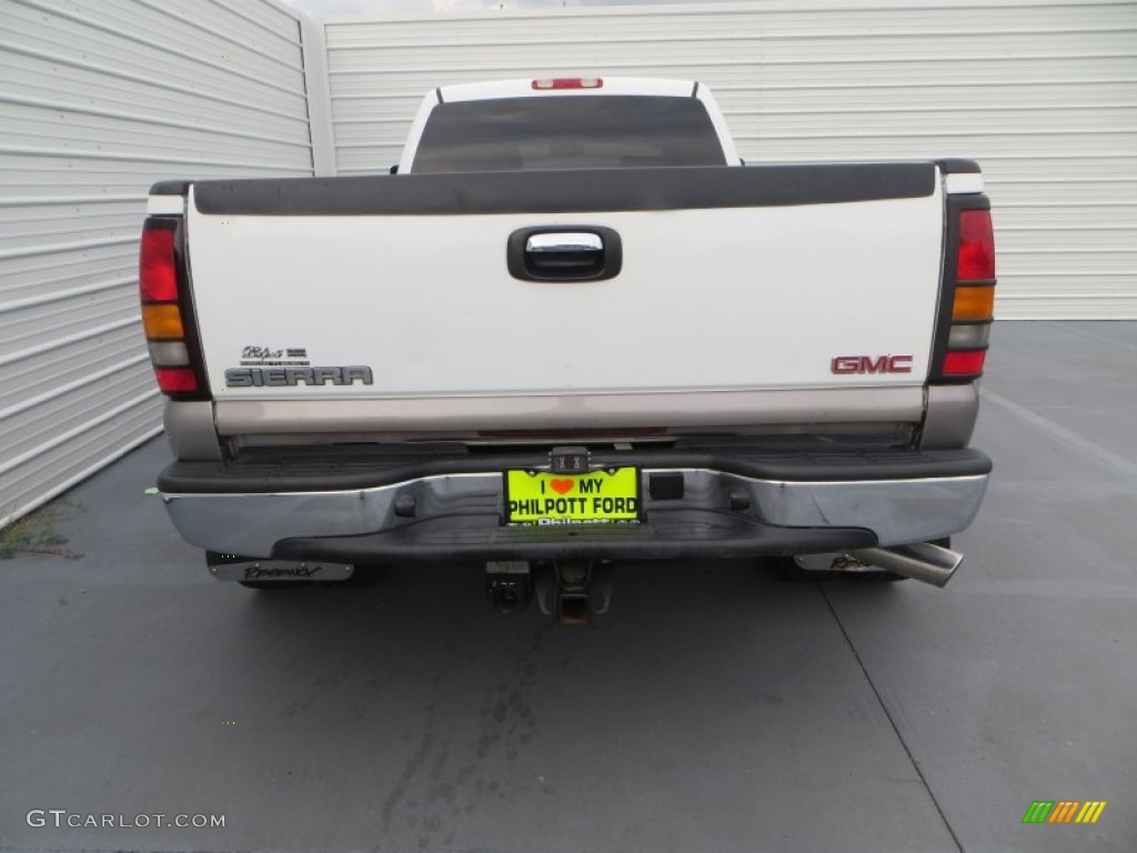 2006 Sierra 3500 SLE Crew Cab 4x4 Dually - Summit White / Dark Pewter photo #5
