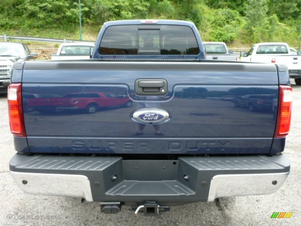 Blue Jeans Metallic 2013 Ford F350 Super Duty Lariat SuperCab 4x4 Exterior Photo #83430202
