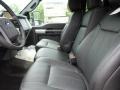 2013 Ford F350 Super Duty Black Interior Front Seat Photo