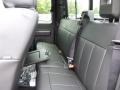 2013 Ford F350 Super Duty Black Interior Rear Seat Photo