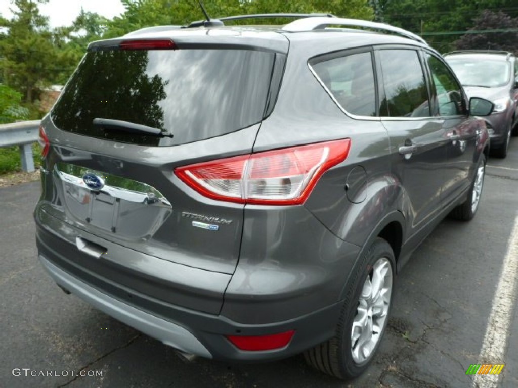 2014 Escape Titanium 2.0L EcoBoost 4WD - Sterling Gray / Charcoal Black photo #2