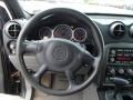 2001 Pontiac Aztek Dark Gray Interior Steering Wheel Photo