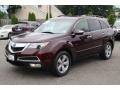 2010 Dark Cherry Pearl Acura MDX Technology  photo #7