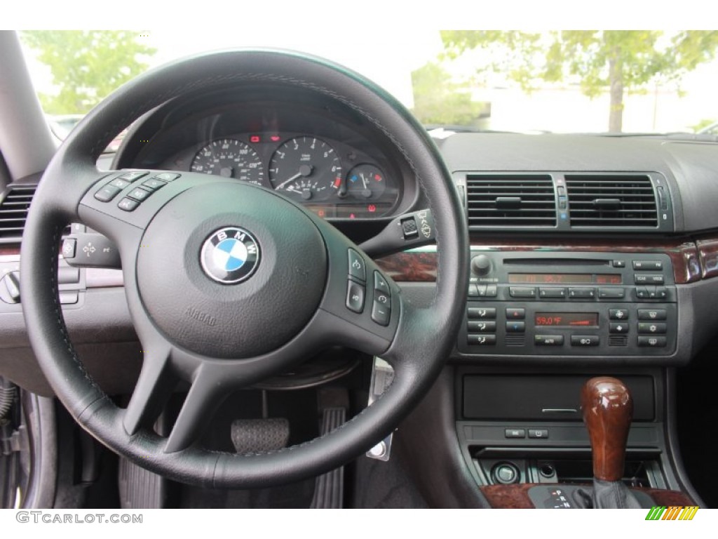 2006 3 Series 325i Coupe - Sparkling Graphite Metallic / Black photo #19