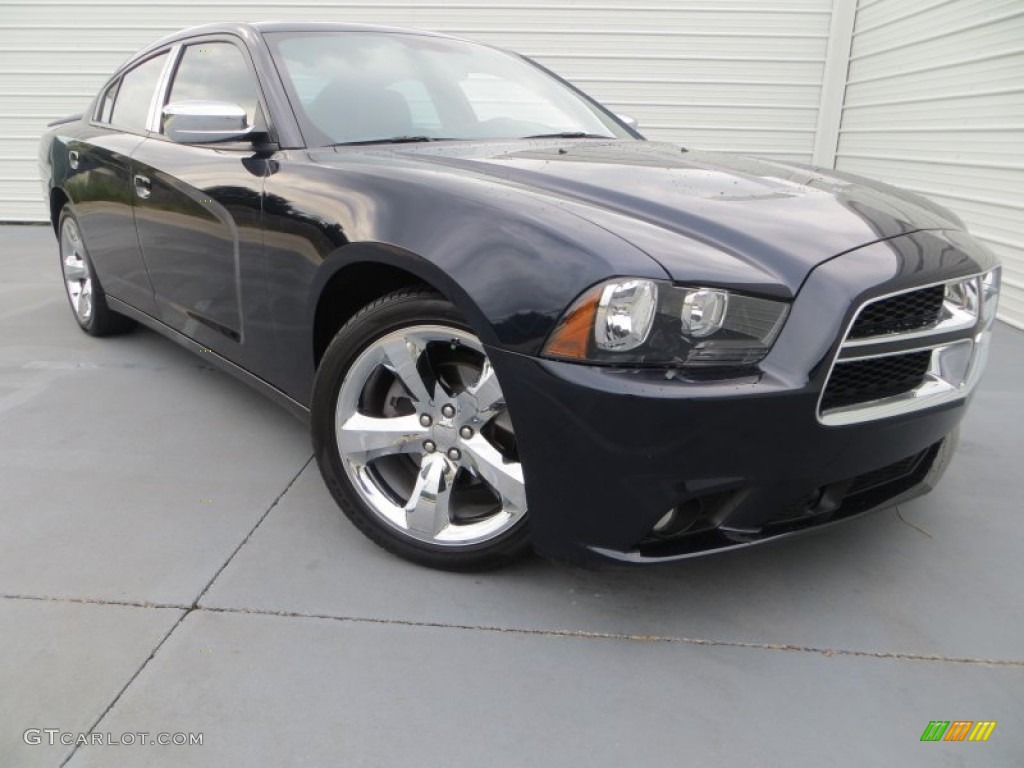 2012 Charger SXT Plus - Blackberry Pearl / Black photo #2