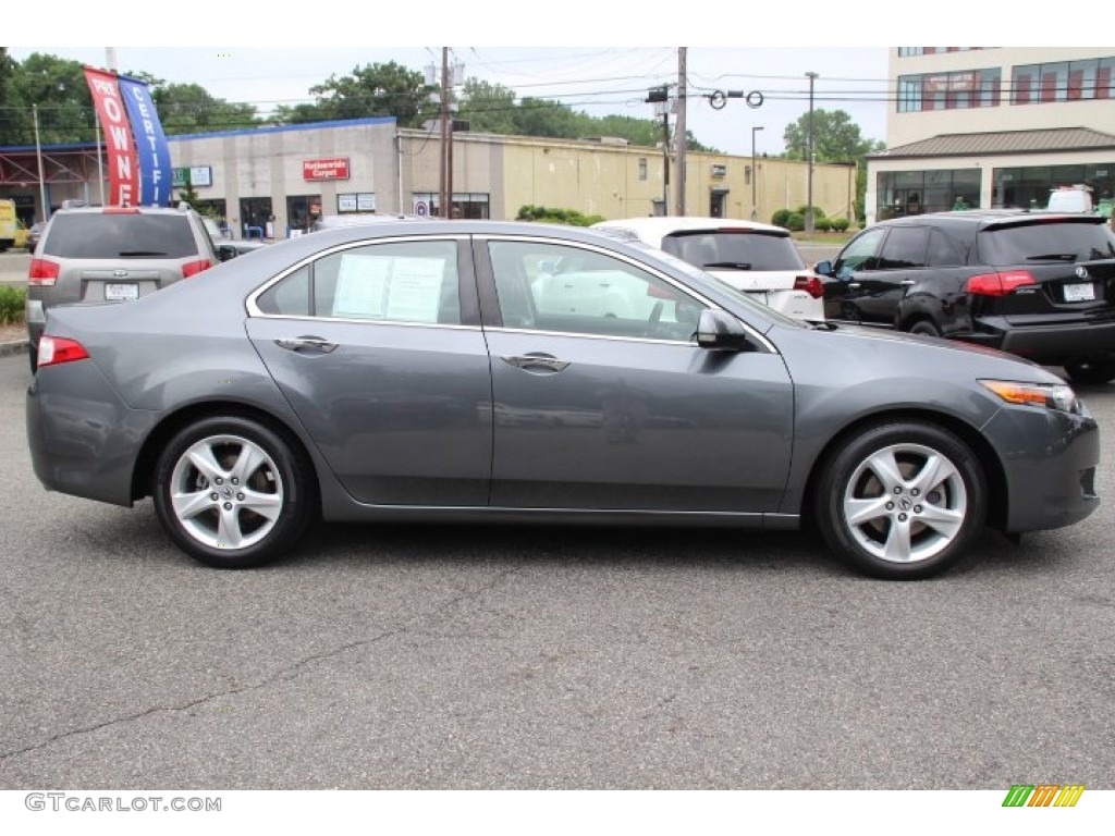 2010 TSX Sedan - Polished Metal Metallic / Ebony photo #2