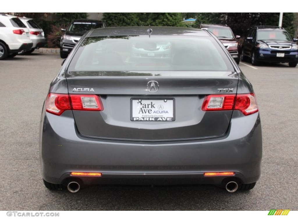 2010 TSX Sedan - Polished Metal Metallic / Ebony photo #4