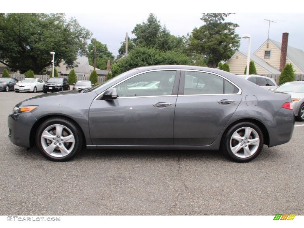 2010 TSX Sedan - Polished Metal Metallic / Ebony photo #6