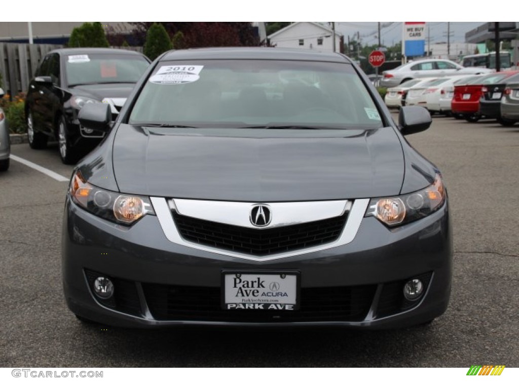 2010 TSX Sedan - Polished Metal Metallic / Ebony photo #8