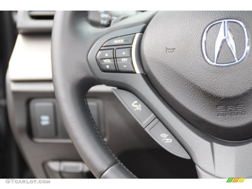 2010 TSX Sedan - Polished Metal Metallic / Ebony photo #17