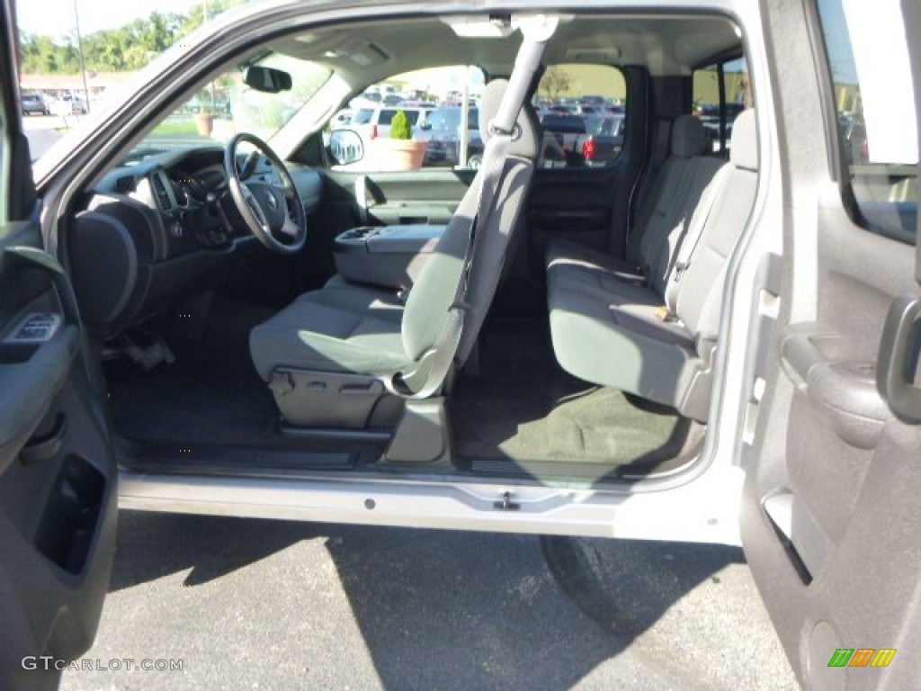 2009 Silverado 1500 LT Extended Cab 4x4 - Silver Birch Metallic / Ebony photo #13