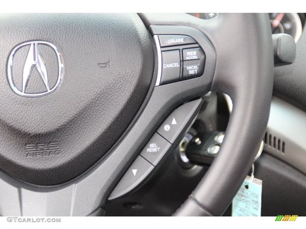 2010 TSX Sedan - Polished Metal Metallic / Ebony photo #18